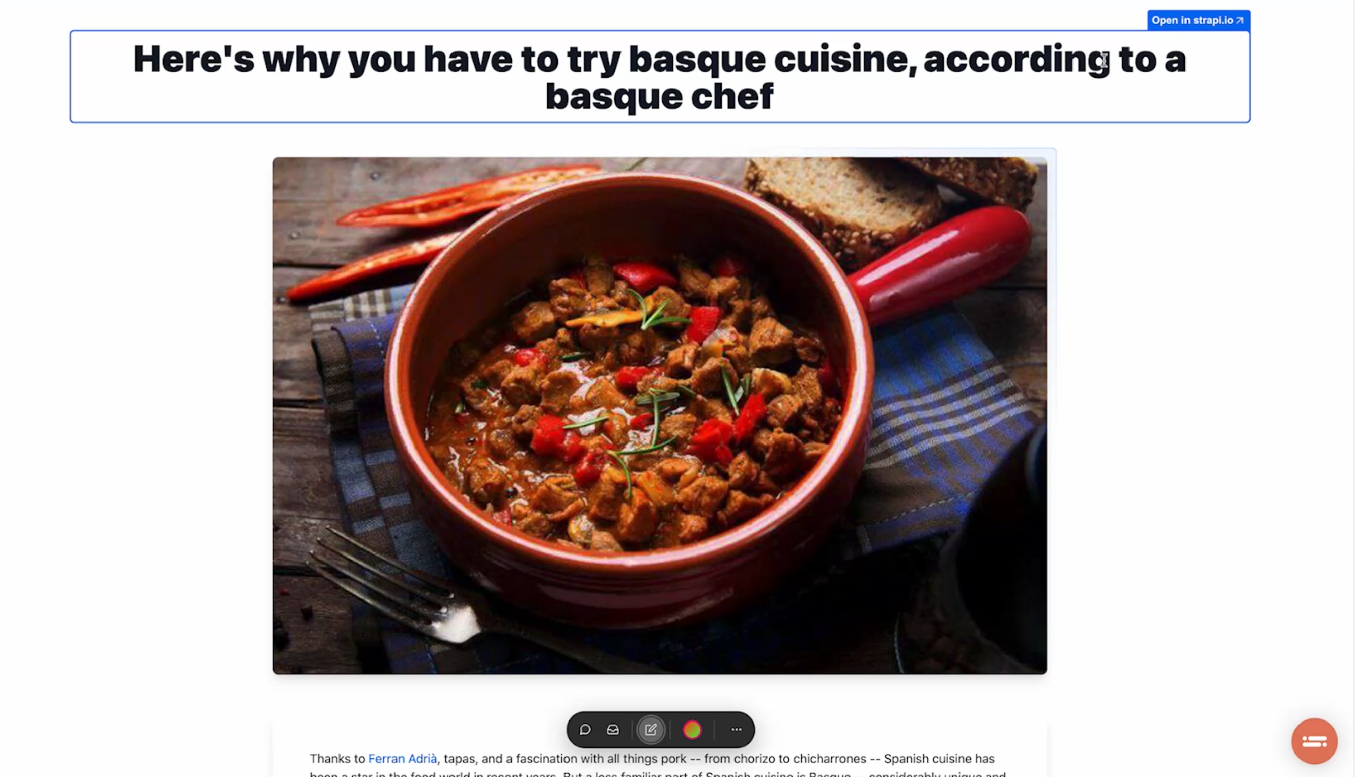 Vercel Visual Editing in Strapi